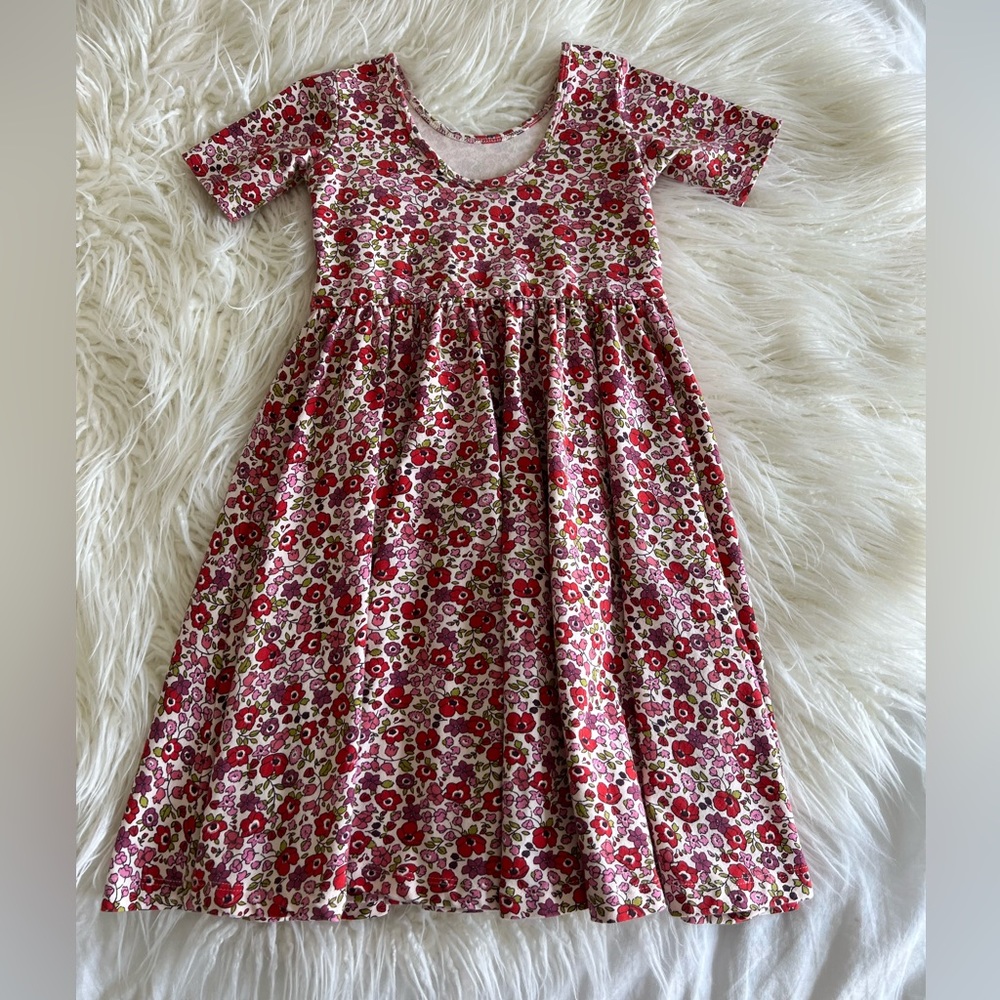 Alice and Ames short sleeve ballet dress in poppy floral